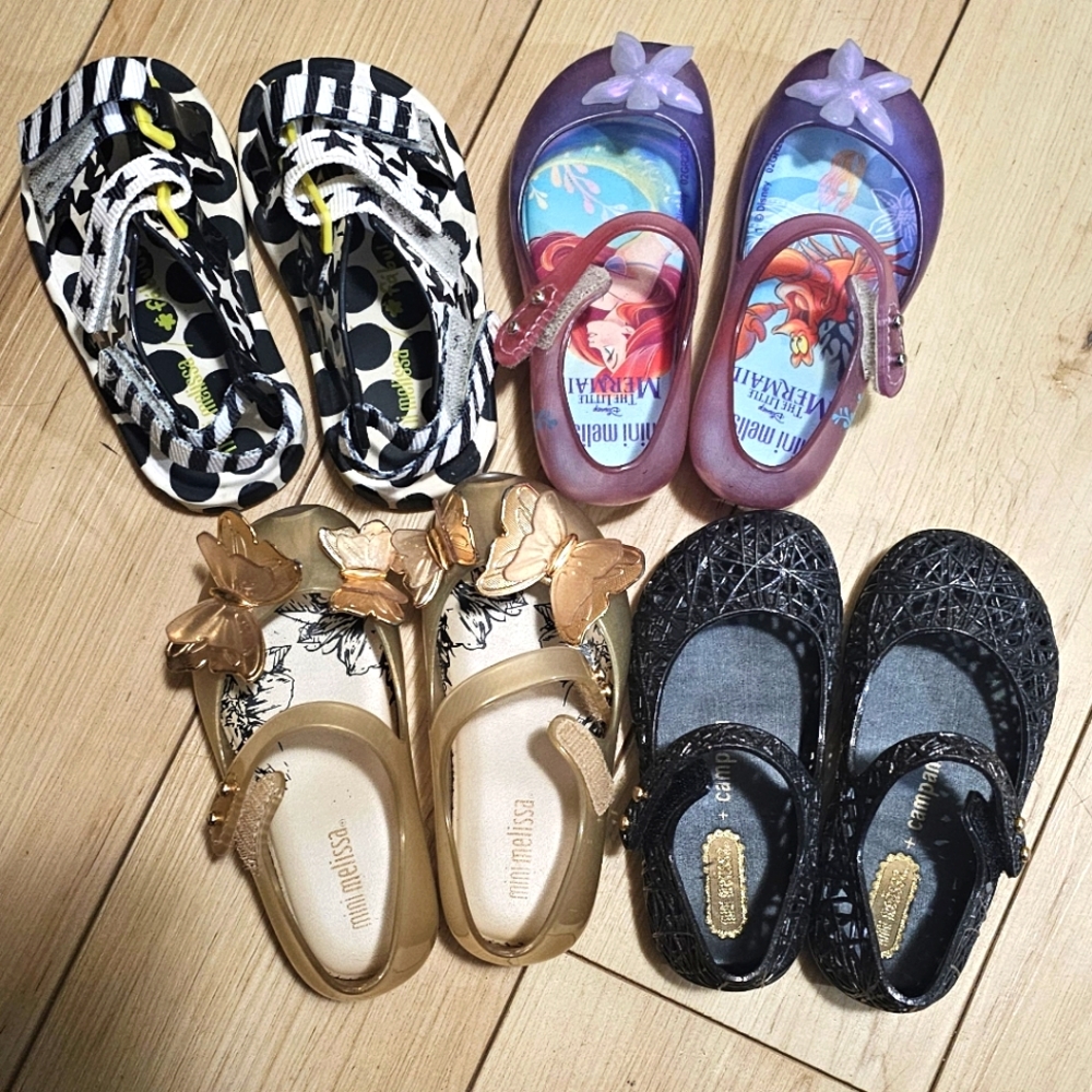 Mini melissa shoe and sandle  for all.